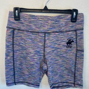 Beverly Hills Polo Club Multicolored Athletic Yoga Shorts